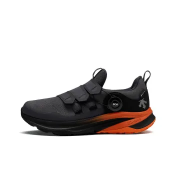 DESCENTE Abrasion Resistant Waterproof Rebound High Top Casual Running Shoes Women's Gray