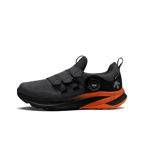 DESCENTE Abrasion Resistant Waterproof Rebound High Top Casual Running Shoes Women's Gray