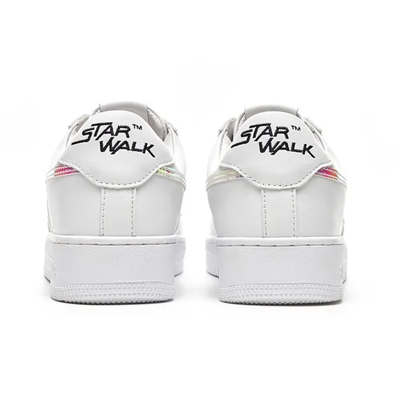 Starwalk Soldier Warm Slip Resistant Cushioning Wear Resistant Breathable Low Top Skateboard Shoes Unisex White-4