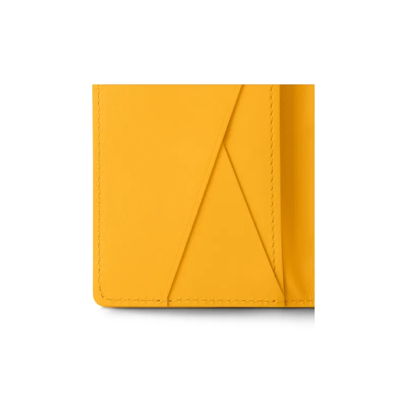 LOUIS VUITTON Pocket Organizer Taurillon Colormania Jaune Mat-4