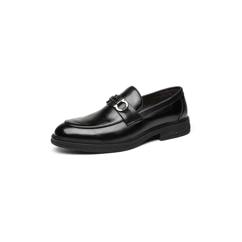 CHINT Loafers Men Low Top Black-1