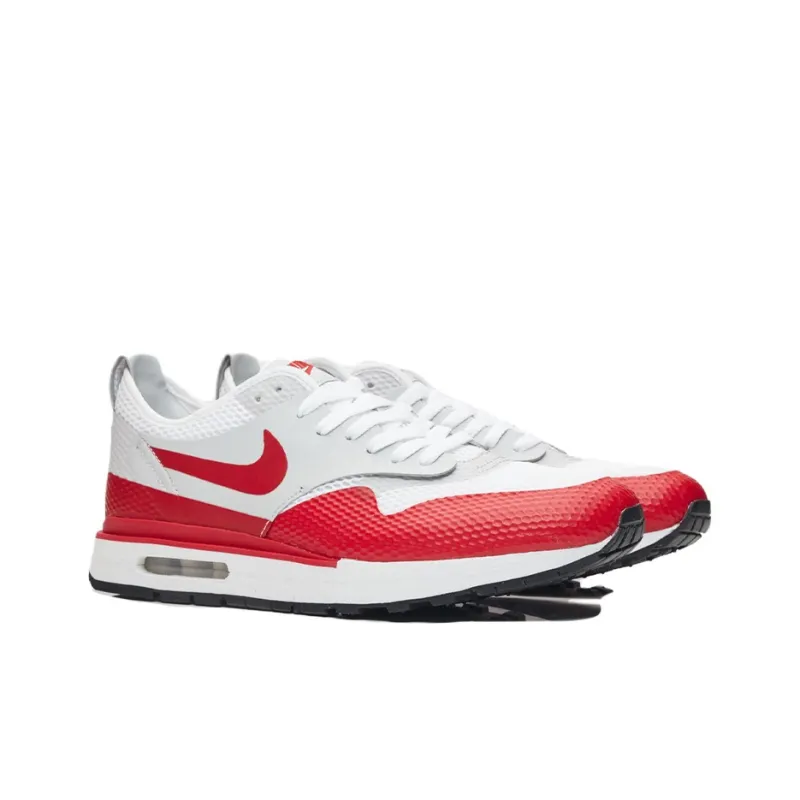 Nike Air Max 1 Royal SE SP Slip Resistant Low Top Casual Shoes Men's White Red Gray-1