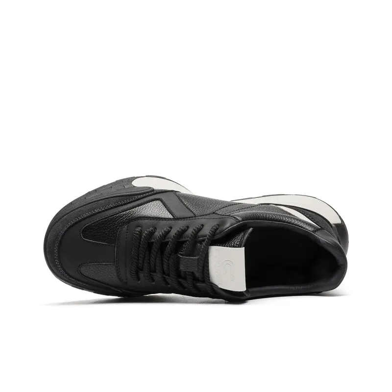 C°BANNER Low Top Casual Shoes Men's Black-4