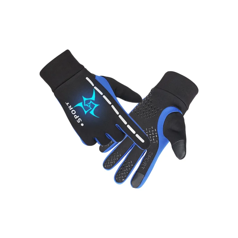 PRIMITIVE WOLF Riding Equipment Cycling Glove Unisex Black Blue-2