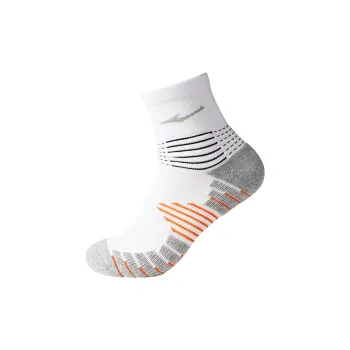 Erke Terry Crew Socks Men's True White
