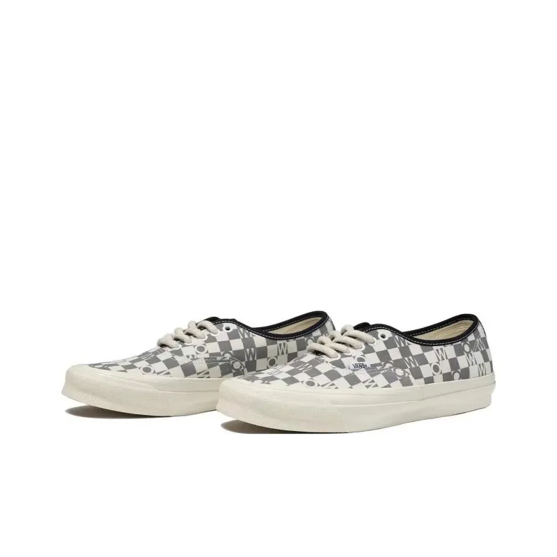 WORKSOUT x Vans Style 36 Slip Resistant Low Top Skateboard Shoes Unisex Gray White-1