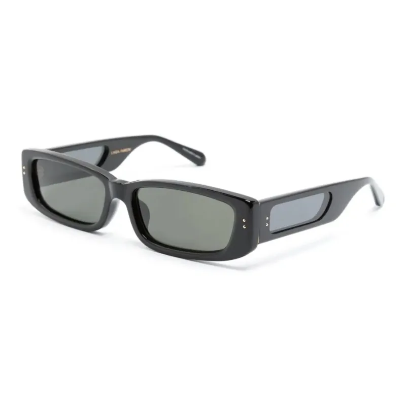 Linda Farrow Talita Rectangular Frame Sunglasses-0
