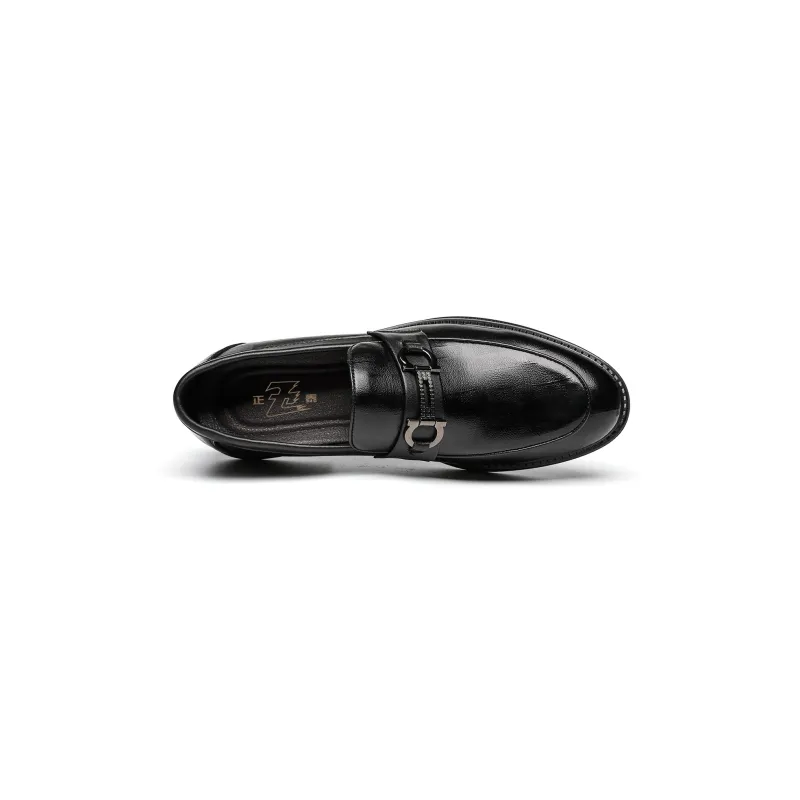 CHINT Loafers Men Low Top Black-3