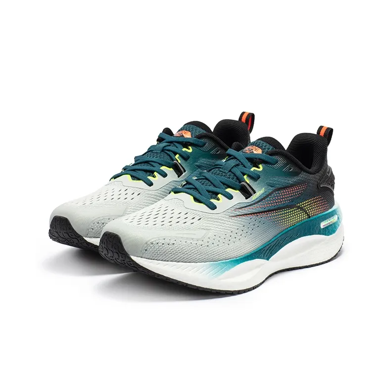 361° Speed Boost CQT Cushioning Anti Slip Wear Resistant Breathability Low Top Running Shoes Men's Numbers Teal-2