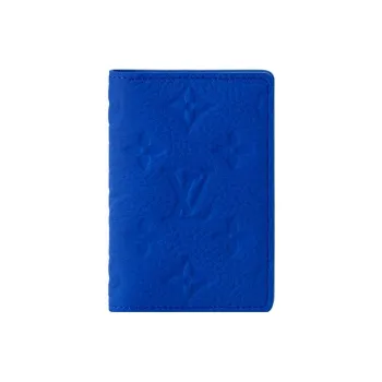 LOUIS VUITTON Pocket Organizer Taurillon Colormania Blue