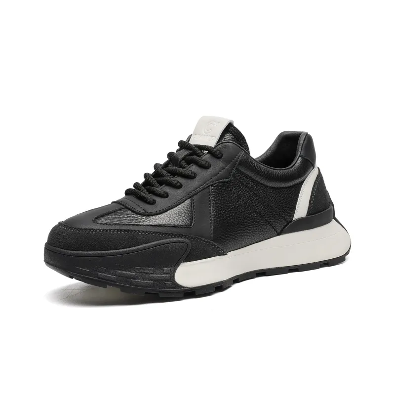 C°BANNER Low Top Casual Shoes Men's Black-1