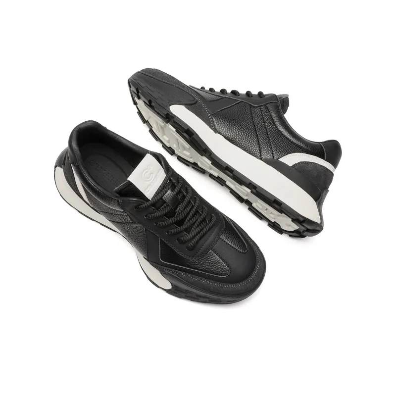 C°BANNER Low Top Casual Shoes Men's Black-2