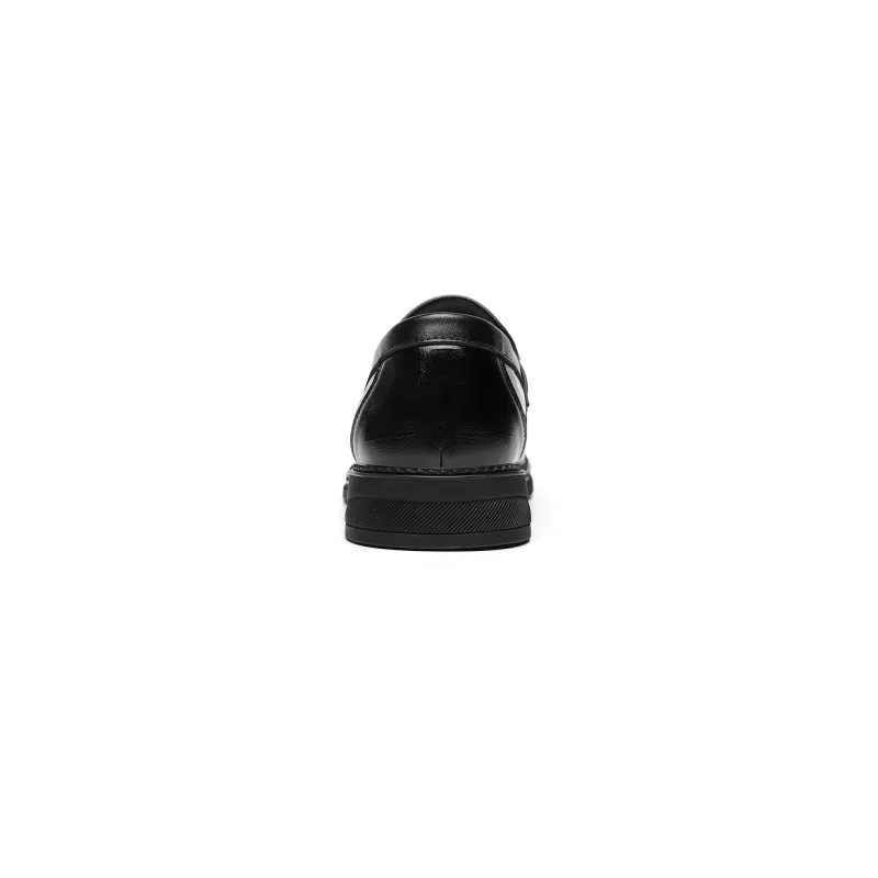 CHINT Loafers Men Low Top Black-2