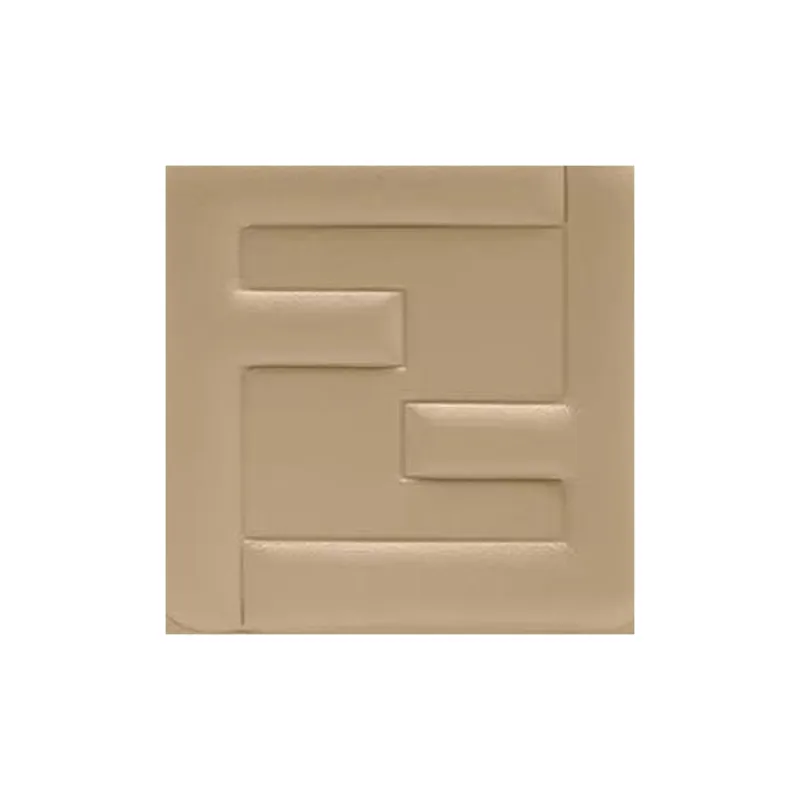 FENDI Calfskin Coin Purse Small Size Women's Dove Gray-3