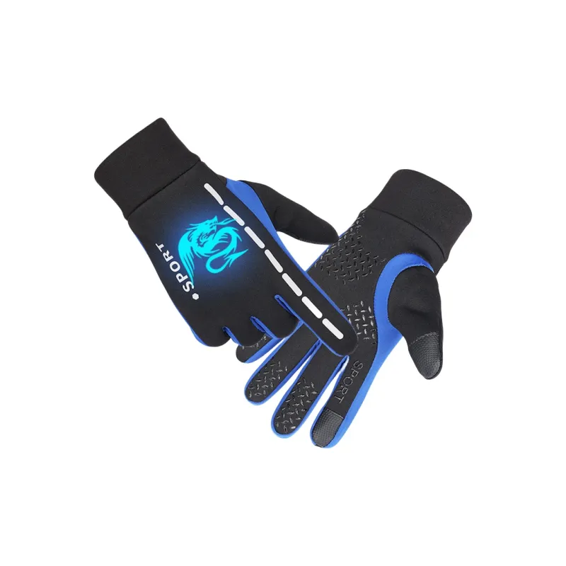 PRIMITIVE WOLF Riding Equipment Cycling Glove Unisex Black Blue-8
