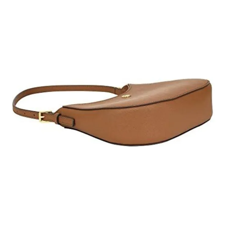 TORY BURCH Emerson Textured Leather Shoulder Bag Handbag Shoulder Bag Women's Hazelnut Brown-4