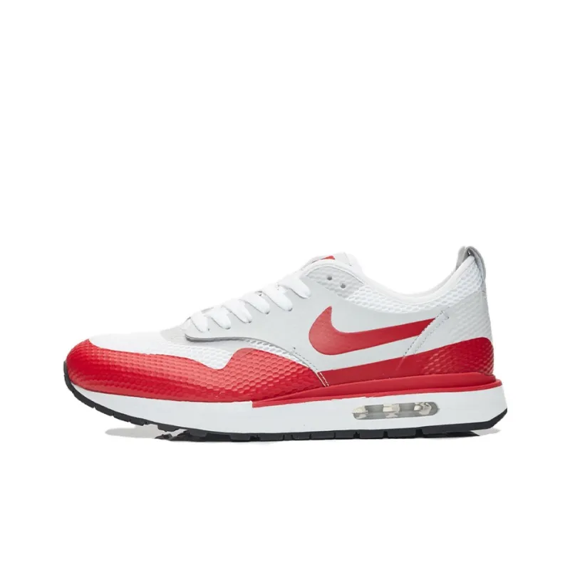 Nike Air Max 1 Royal SE SP Slip Resistant Low Top Casual Shoes Men's White Red Gray-0