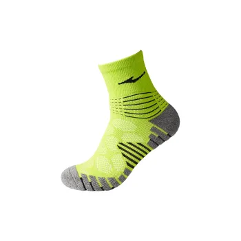 Erke Terry Crew Socks Men's Fluorescent Lime Green