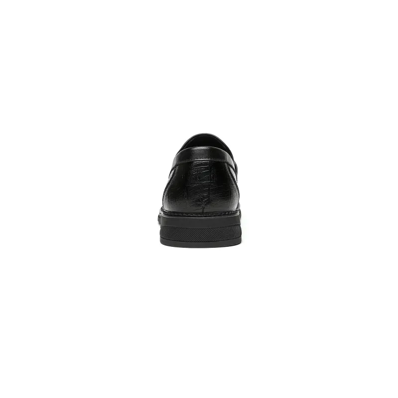 CHINT Loafers Men Low Top Black-2