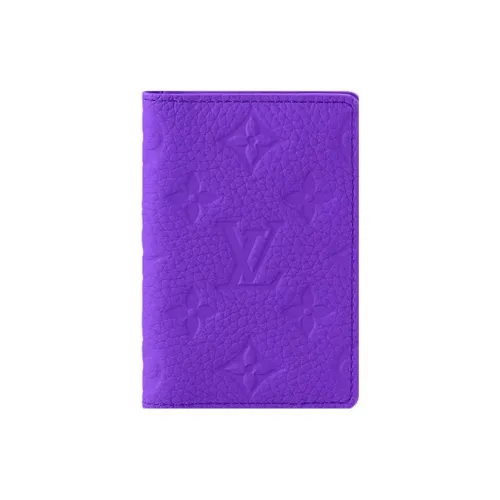 LOUIS VUITTON Pocket Organizer Taurillon Colormania Dark Violet