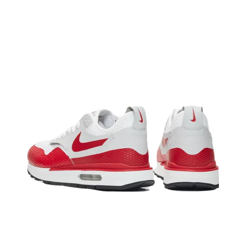 Nike Air Max 1 Royal SE SP Slip Resistant Low Top Casual Shoes Men's White Red Gray-2