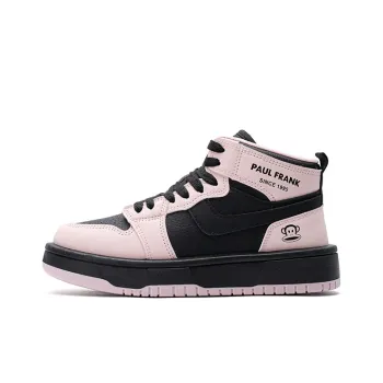 PAUL FRANK High-Top Skateboard Shoes Women's Black/Pink Black
