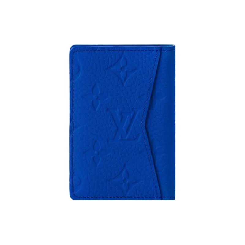 LOUIS VUITTON Pocket Organizer Taurillon Colormania Blue-2
