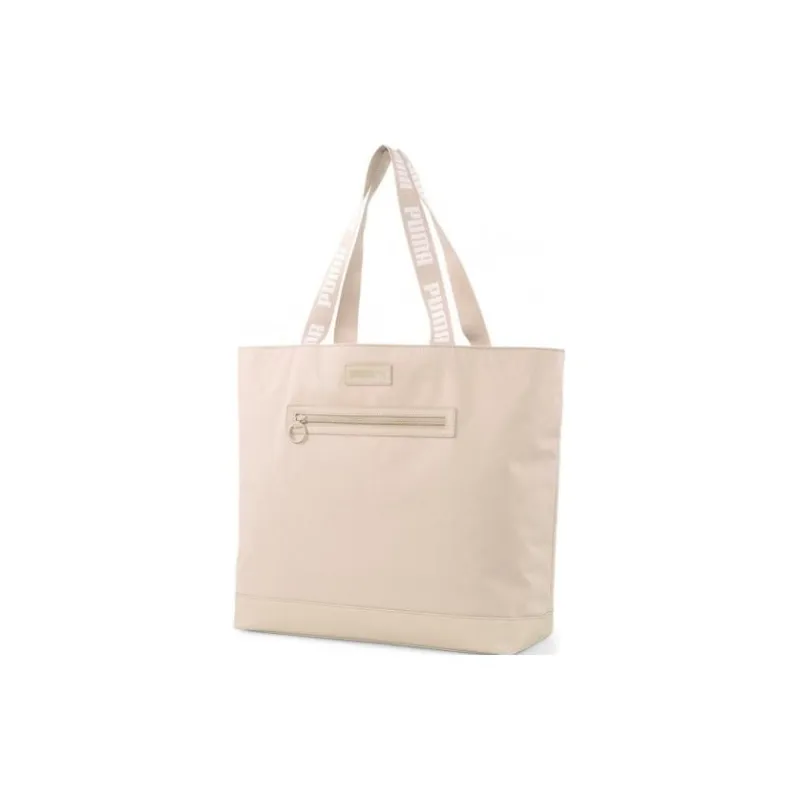 PUMA Textile Artificial Leather Handheld Bag Handbag Shoulder Bag Regular Unisex White-1