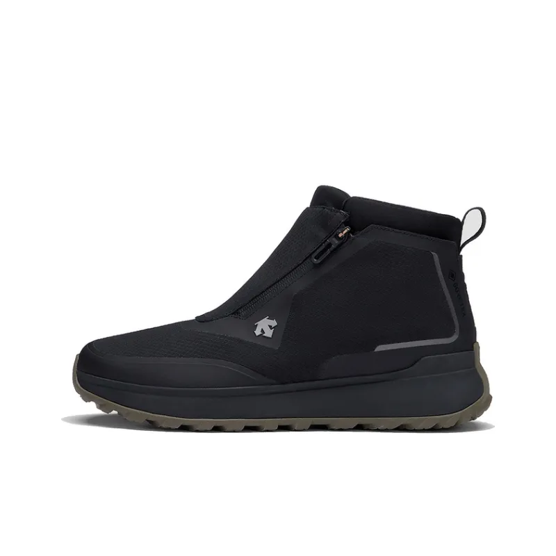 DESCENTE SKI STYLE Polestar Mid Gt Anti Slip Wear Resistant High Top Casual Shoes Women's Black-0