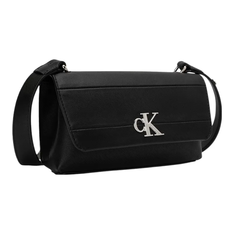 CALVIN KLEIN Synthetic Leather Crossbody Bag Women's Black-2