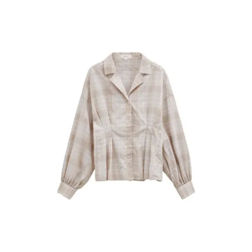 MOUSSY Shirts Women's Pattern Beige