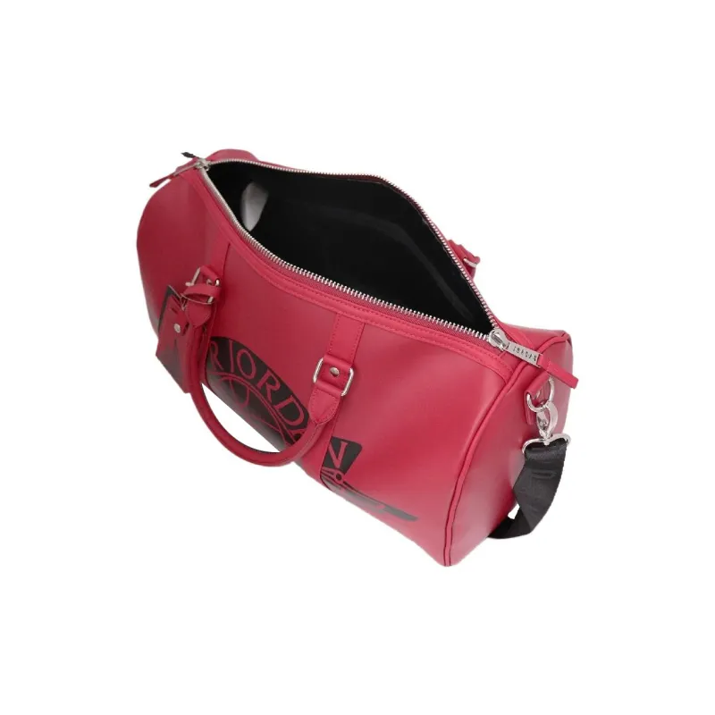 Jordan Artificial Leather Gym Bag Handbag Crossbody Bag Luggage Bag Travel Bag Regular Unisex Red-3