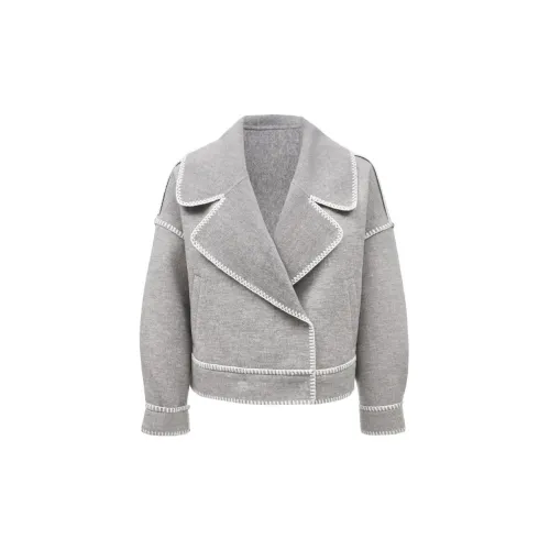 VERO MODA Jackets Women's S69 Light Gray With Multicolor