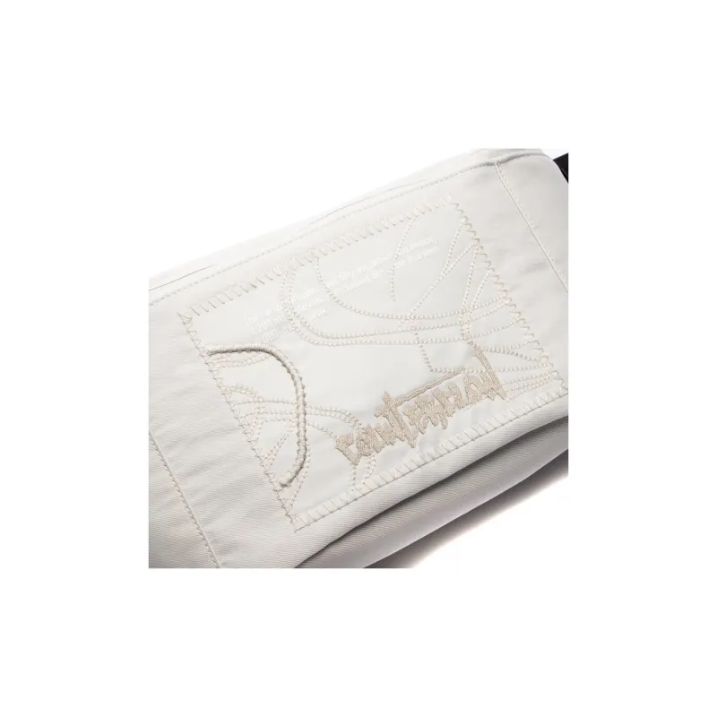 LiNing CF Journey Series Fabric Shoulder Bag Crossbody Bag Fanny Pack Regular Unisex White-4