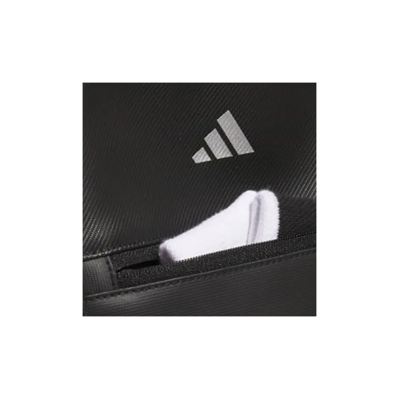 Adidas Polyurethane Faux Leather Shoe Bag Handbag Regular Men's Black-4