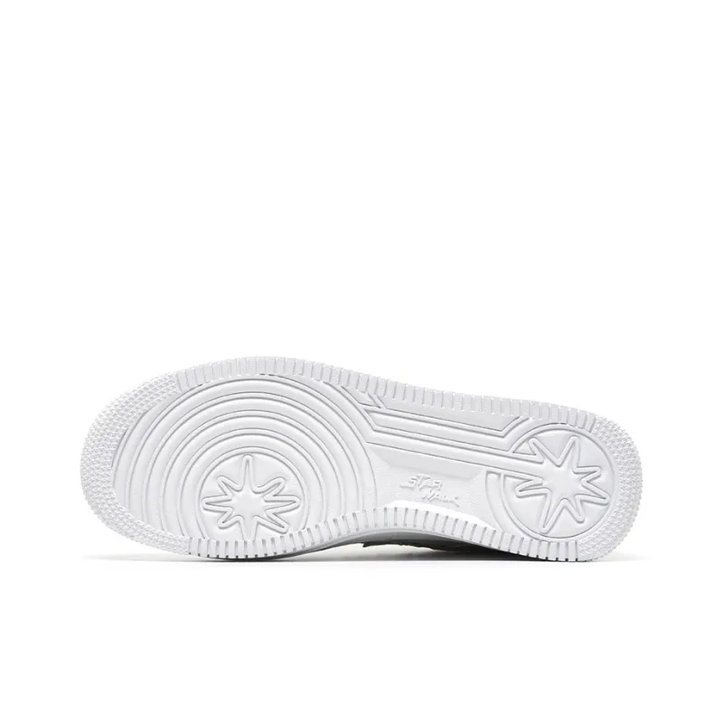 Starwalk Soldier Warm Slip Resistant Cushioning Wear Resistant Breathable Low Top Skateboard Shoes Unisex White-5