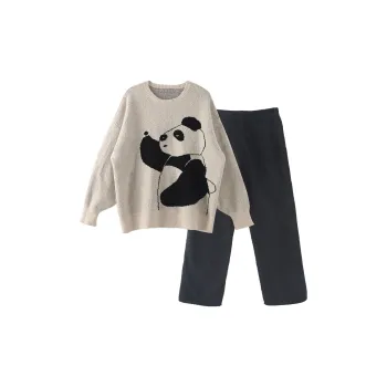 Chun Xi Home Suit Women's Panda Print