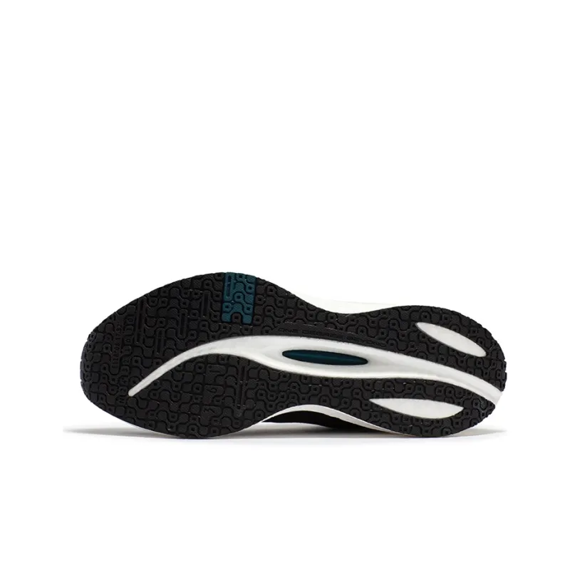 361° Speed Boost CQT Cushioned Slip Resistant Abrasion Resistant Breathable Low Top Running Shoes Men's Obsidian Black-4