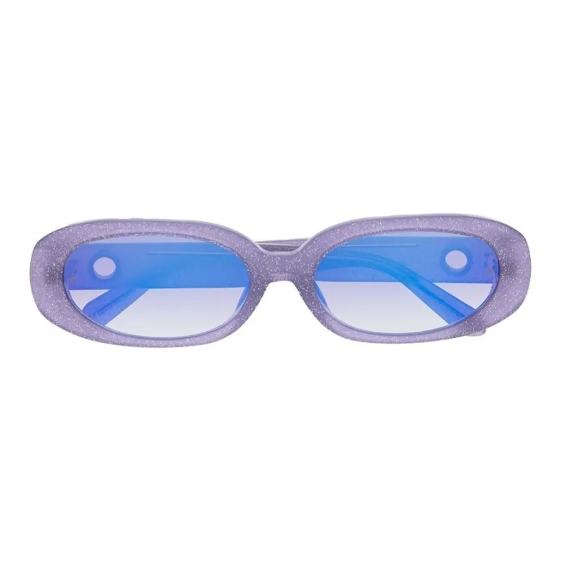 Linda Farrow Round frame Glitter Sunglasses-1