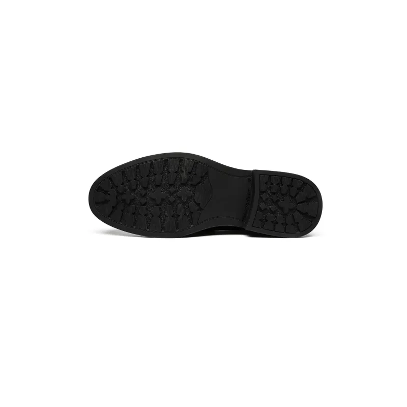 CHINT Loafers Men Low Top Black-4