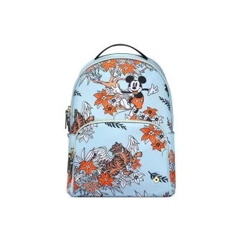 SAMSONITE Fabric Backpack Medium Size Unisex Blue Print