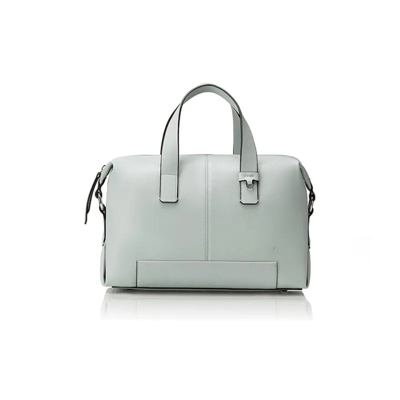 SAMSONITE Polyurethane Laptop Bag Boston Bag Shoulder Bag Crossbody Bag Handbag Regular Women's Seaweed Green-3