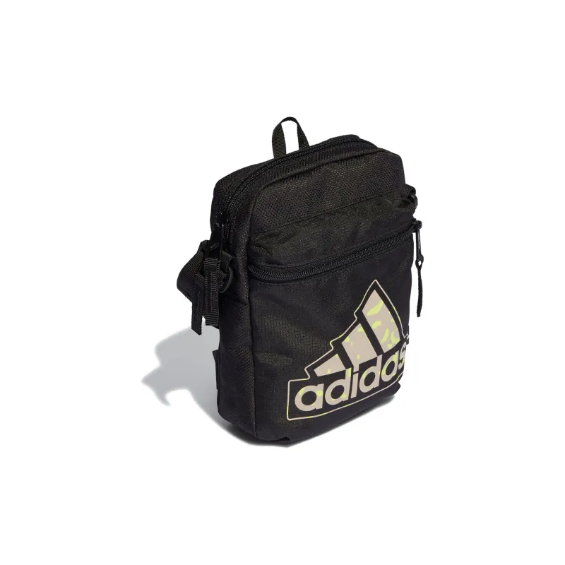 Adidas Essential Recycled Polyester Floral Fabric Shoulder Bag Crossbody Bag Regular Unisex Black-2