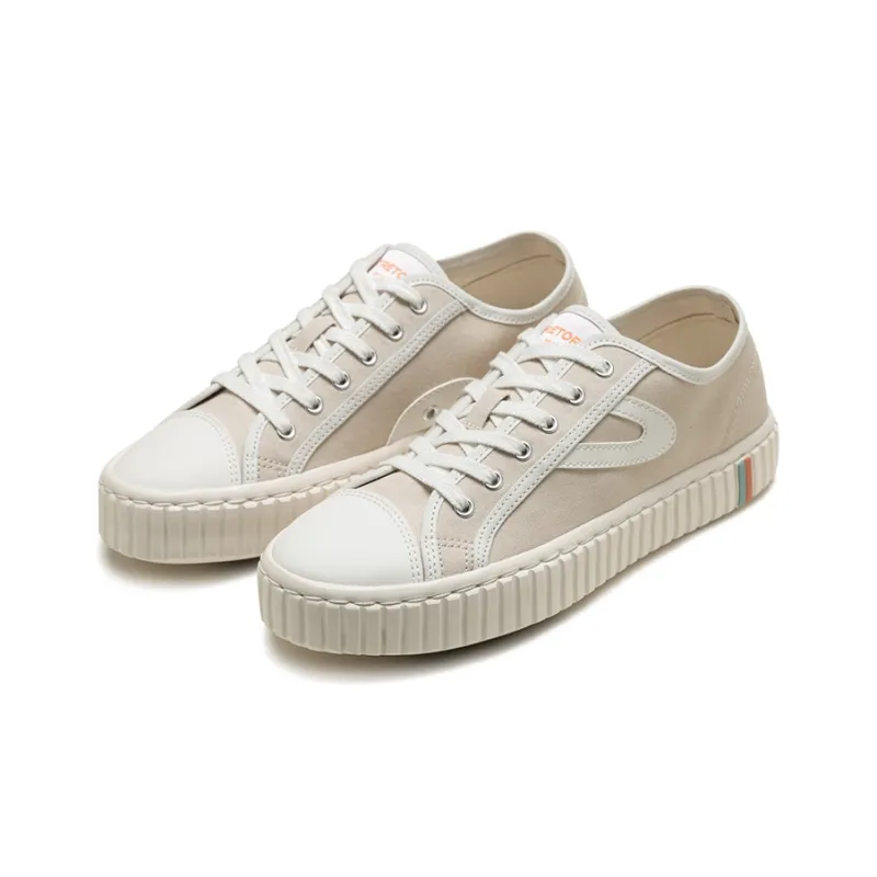 TRETORN Anti Slip Wear Resistant Low Top Canvas Boots Unisex White-2