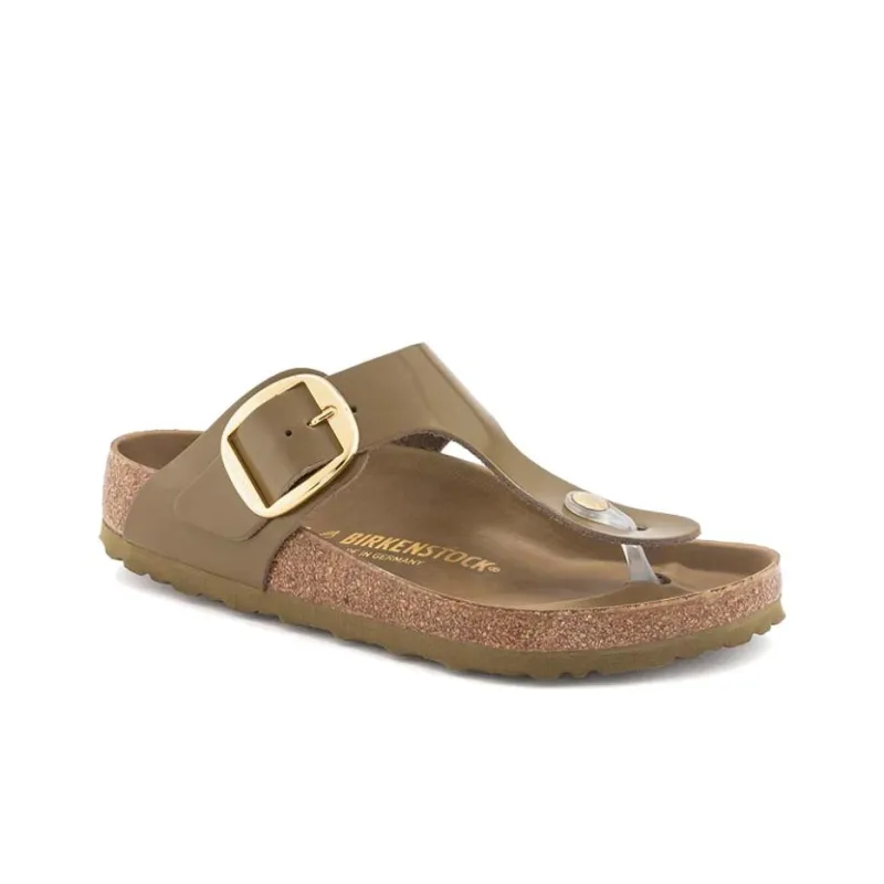 Birkenstock Flip Flops Women's Green Mud Regular-1