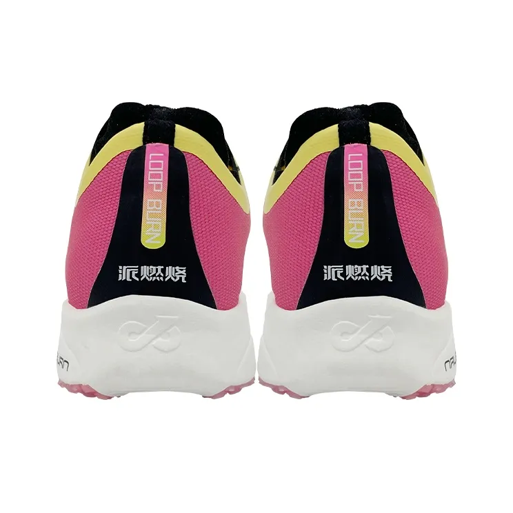 LOOP BURN Support Breathable Slip Resistant Low Top Full Length Carbon Plate Running Shoes Unisex Dream Chasing Pink-3