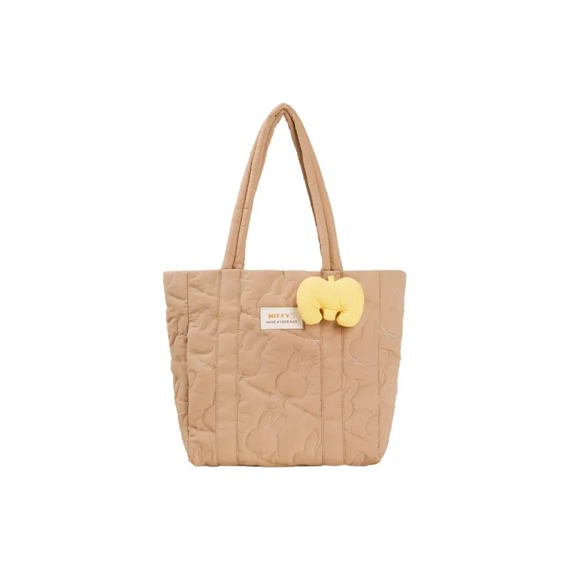 Miffy Oxford Totes Handbag Shoulder Bag Women's Ecru/Brown-7