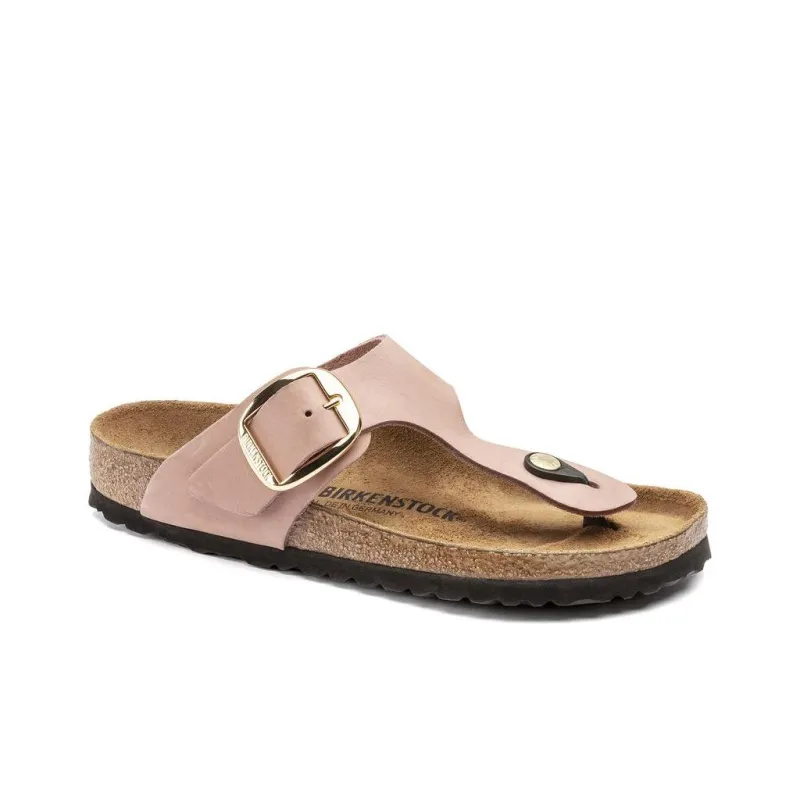Birkenstock Gizeh Big Buckle Quick-Drying Quiet Flip Flops Women's Pink-1