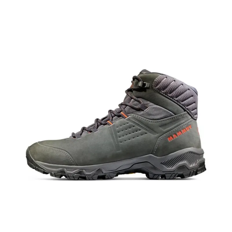 MAMMUT Mercury 4 Cushioning, Slip Resistant, And Abrasion Resistant High Top Mountaineering & Hiking Shoes Men's Gray-0