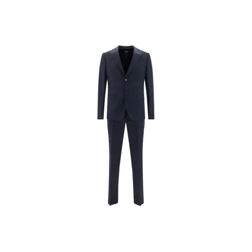 Ermenegildo Zegna Business Suits Men Set Marine Blue